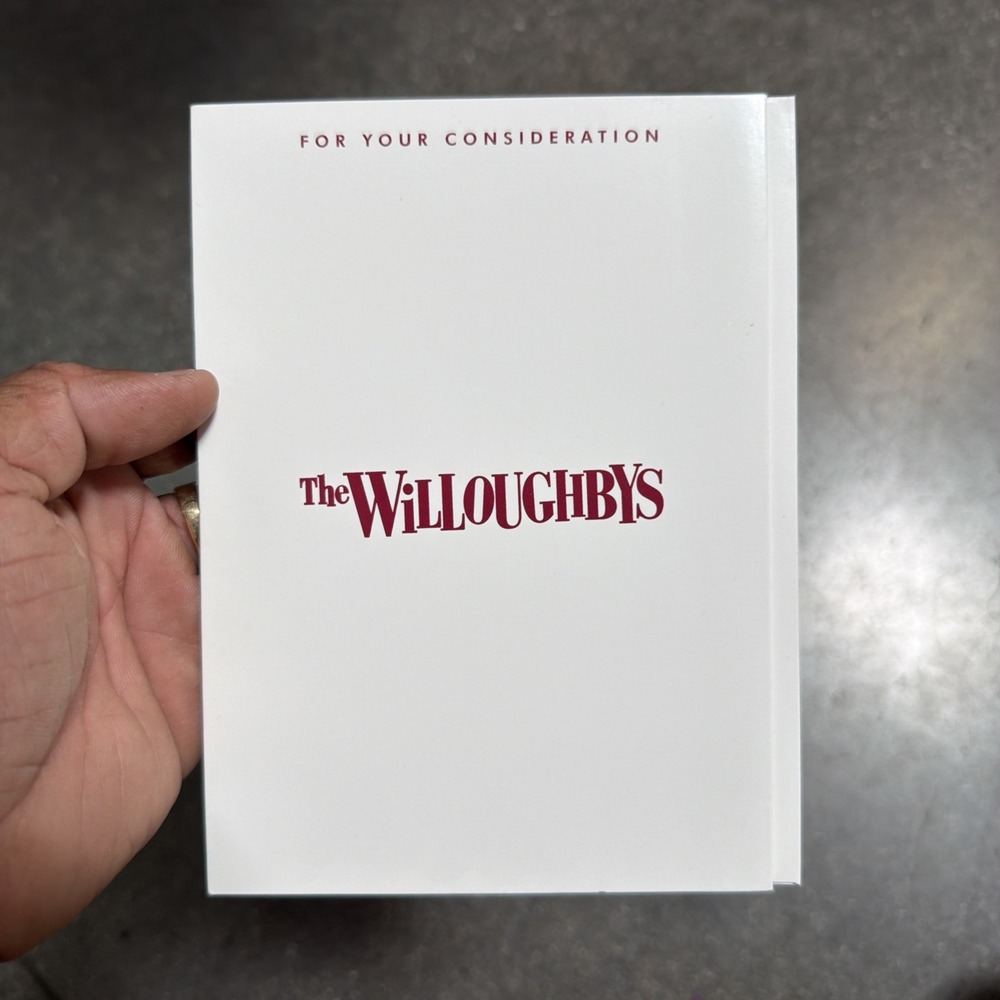 THE WILLOUGHBYS 2020 FYC DVD animation Scratch Free Disc
